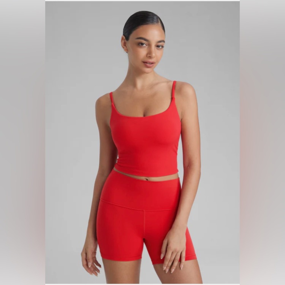 NWT CRZ yoga red workout top